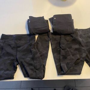 Lululemon Black  Leggings bundle size6/8